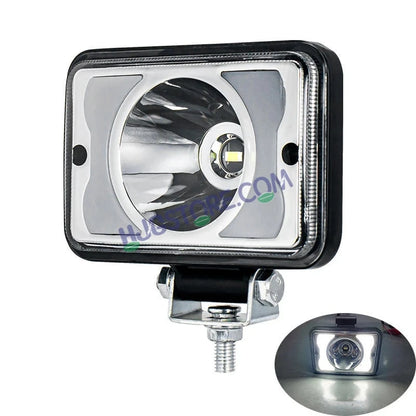 HJG W11 4x5" Classic Square Foglight Headlight 4x5 Inch Foglight White/Yellow DRL Dual LED Foglight Amber/White DRL White Light Foglight Ultra Wide Dual Intensity LED Driving Fog Lights Universal For All Cars & Bikes LIU HJG Classic W11 4x5 Inch Fog - HJGstore.com