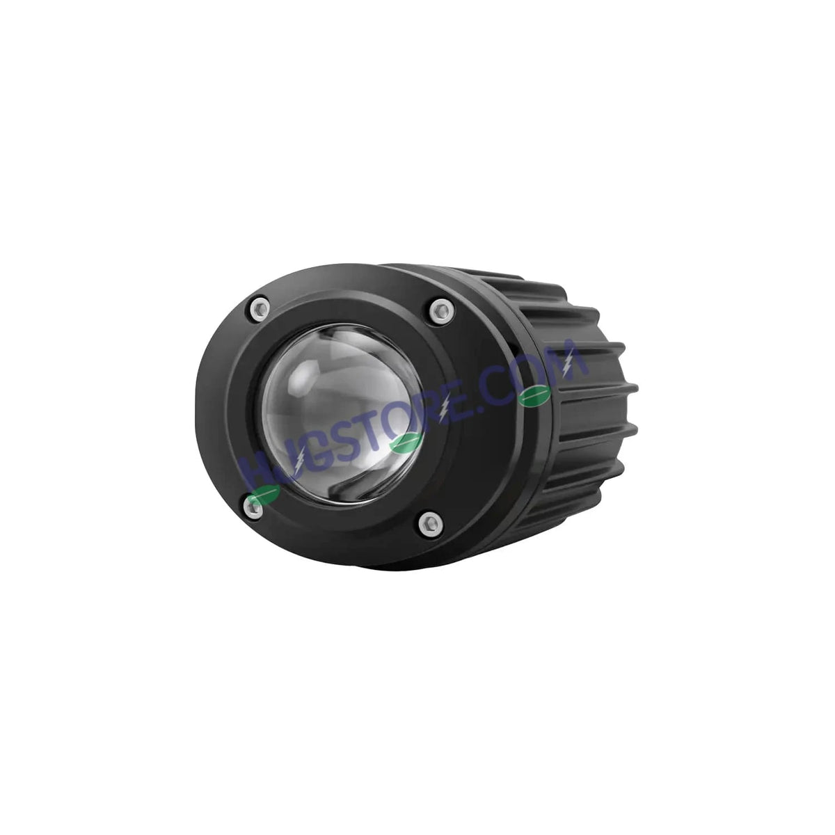 HJG Poki Foglights Mini Oval Projector LED Fog Lights | 40W 12,000LM Super Bright Dual Shot | Cool White & Yellow with Red DRL & Flash Mode | Universal Fit for Bike, Motorcycle, Car, Thar & Jeep (Pack of 2) - HJGstore.com