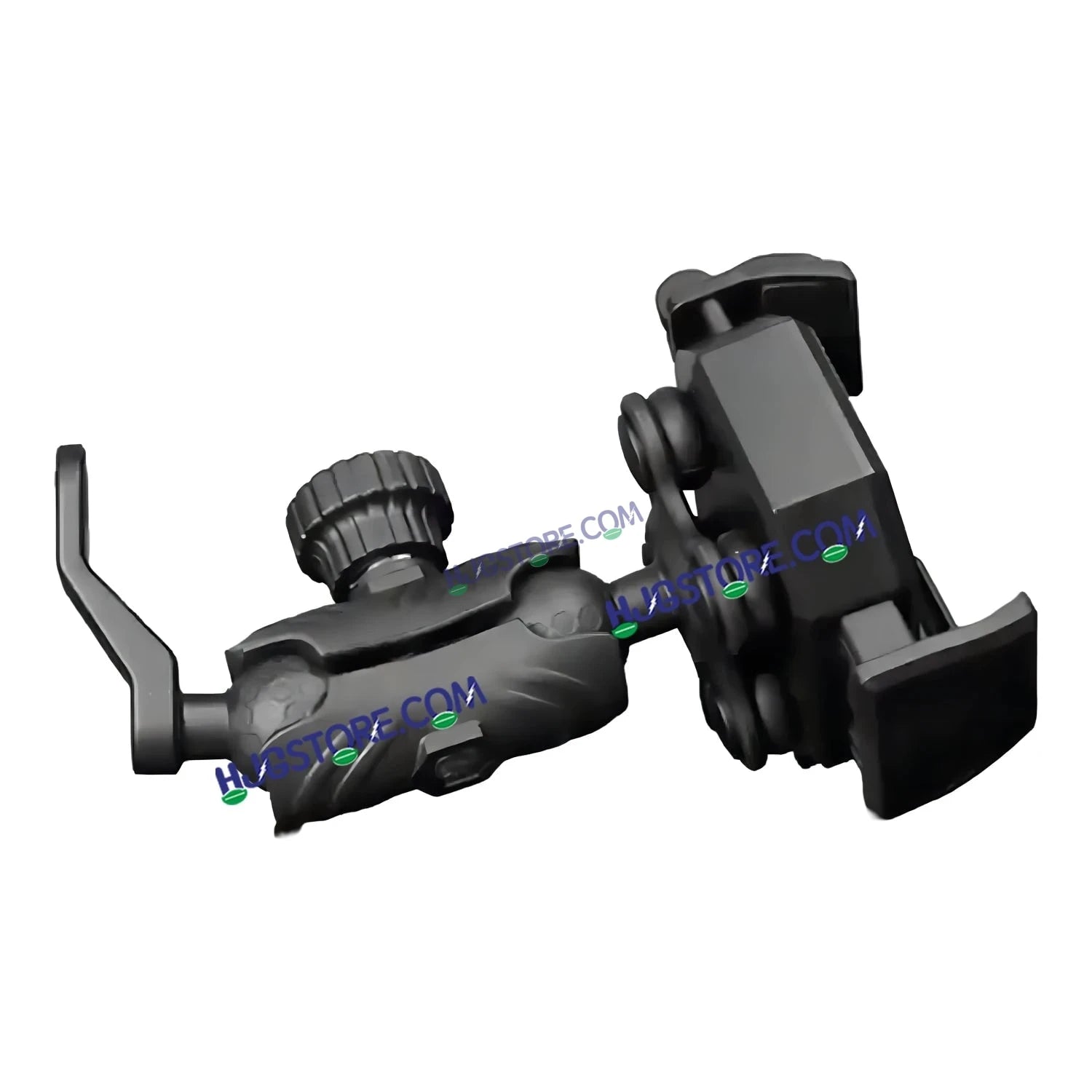 HJG Hexagon R6 Mobile Holder with Mirror Mount for Bike and Scooter, Two Wheelers Universal HJG Hexagon R6 Mirror Mount Mobile Holder Anti-Theft Mobile Holder 360 Degree Rotation Adjustable Size and Locking System LIU HJG Hexagon R6 Mirror Mount Holder - HJGstore.com