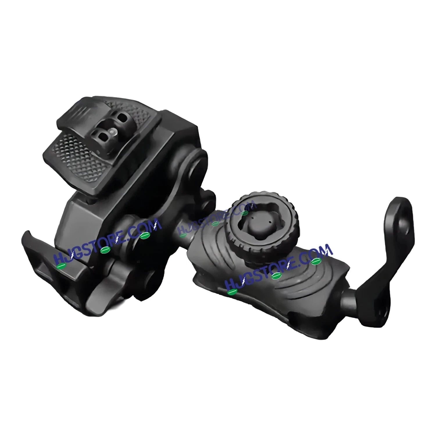 HJG Hexagon R6 Mobile Holder with Mirror Mount for Bike and Scooter, Two Wheelers Universal HJG Hexagon R6 Mirror Mount Mobile Holder Anti-Theft Mobile Holder 360 Degree Rotation Adjustable Size and Locking System LIU HJG Hexagon R6 Mirror Mount Holder - HJGstore.com