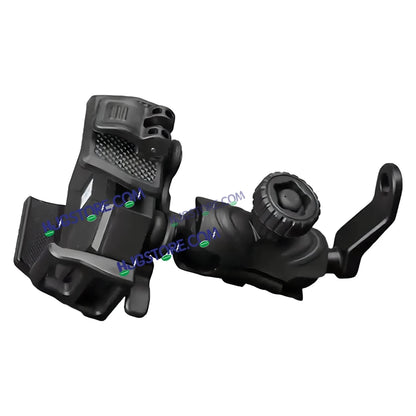 HJG Hexagon R6 Mobile Holder with Mirror Mount for Bike and Scooter, Two Wheelers Universal HJG Hexagon R6 Mirror Mount Mobile Holder Anti-Theft Mobile Holder 360 Degree Rotation Adjustable Size and Locking System LIU HJG Hexagon R6 Mirror Mount Holder - HJGstore.com