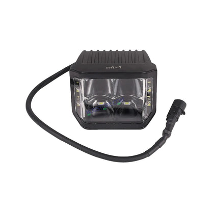 HJG W28 Helao 4x4 Lens CREE Foglight 120W 4x4 Lens Square Edge W28 4 Lens Square Edge 2pc Foglight 120W Foglight Ultra Wide Intensity LED Foglight White CREE Foglight (120W) Universal For All Cars & Bikes LIU HJG W28 Helao 4x4 Lens Foglight Edge Light 2pc - HJGstore.com