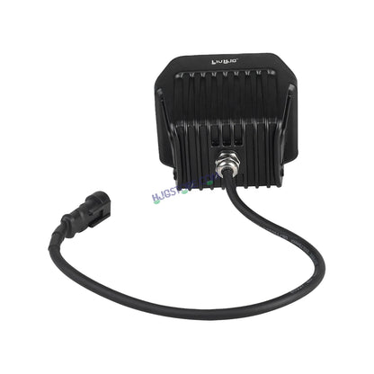 HJG W28 Helao 4x4 Lens CREE Foglight 120W 4x4 Lens Square Edge W28 4 Lens Square Edge 2pc Foglight 120W Foglight Ultra Wide Intensity LED Foglight White CREE Foglight (120W) Universal For All Cars & Bikes LIU HJG W28 Helao 4x4 Lens Foglight Edge Light 2pc - HJGstore.com