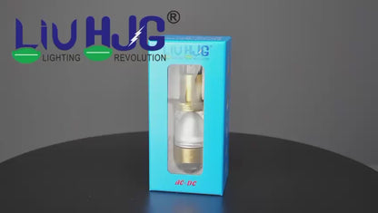 HJG RTD Lens H4 New Model White Low Beam White High Beam RTD Lens Dual Projector Lens H4 LED Bulb 50W HJG Projector Light H4 LED Mini Projector Lens with Fan Bulb 5000LM Conversion Kit Hi/Lo Beam Headlight 12V/24V for Motorcycle/Car, Set of 1, White Hi/Lo