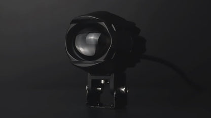 HJG 120W Large Size Alien Projector Foglight 120W with Wide Spread White/Yellow/Warm White Light 120W 2pc Foglight Ultra Wide Dual Intensity LED Driving Fog Lights 3000K/4300K/6500K Universal For All Cars & Bikes LIU HJG Large Alien 1 Foglight, Pack of 2