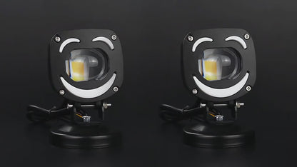 HJG 1190 Foglight Foglamp 120W Dual LED Lights Anti Fog Headlights Mini Driving Light HJG M1 Plus X1 X5 X7, Set of 2