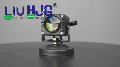 HJG Blaze 1 Lens Waymaker Pro 80W Blaze 1 Lens Foglight New Model LED Foglight with Laser Spot and Wide Spread Red DRL/White/Yellow 80W Foglight Ultra Wide Dual Intensity LED Driving Fog Light 3000K/6500K Universal For All Cars & Bikes LIU HJG Blaze 1 Fog