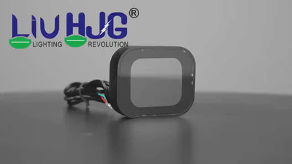HJG New Eye Light Type 1 Animated Eye For Decor Universal for Car and Bike Eye Light with Flashing Handle Light Multi Color Universal for Motorcycle, Car, SUV Pack of 2 Eye Light HJG Eye Light Type 1, Animated Eye Light, Pack of 2