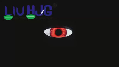 HJG New Eye Light Type 1 Animated Eye For Decor Universal for Car and Bike Eye Light with Flashing Handle Light Multi Color Universal for Motorcycle, Car, SUV Pack of 1 Eye Light HJG Eye Light Type 1, Animated Eye Light