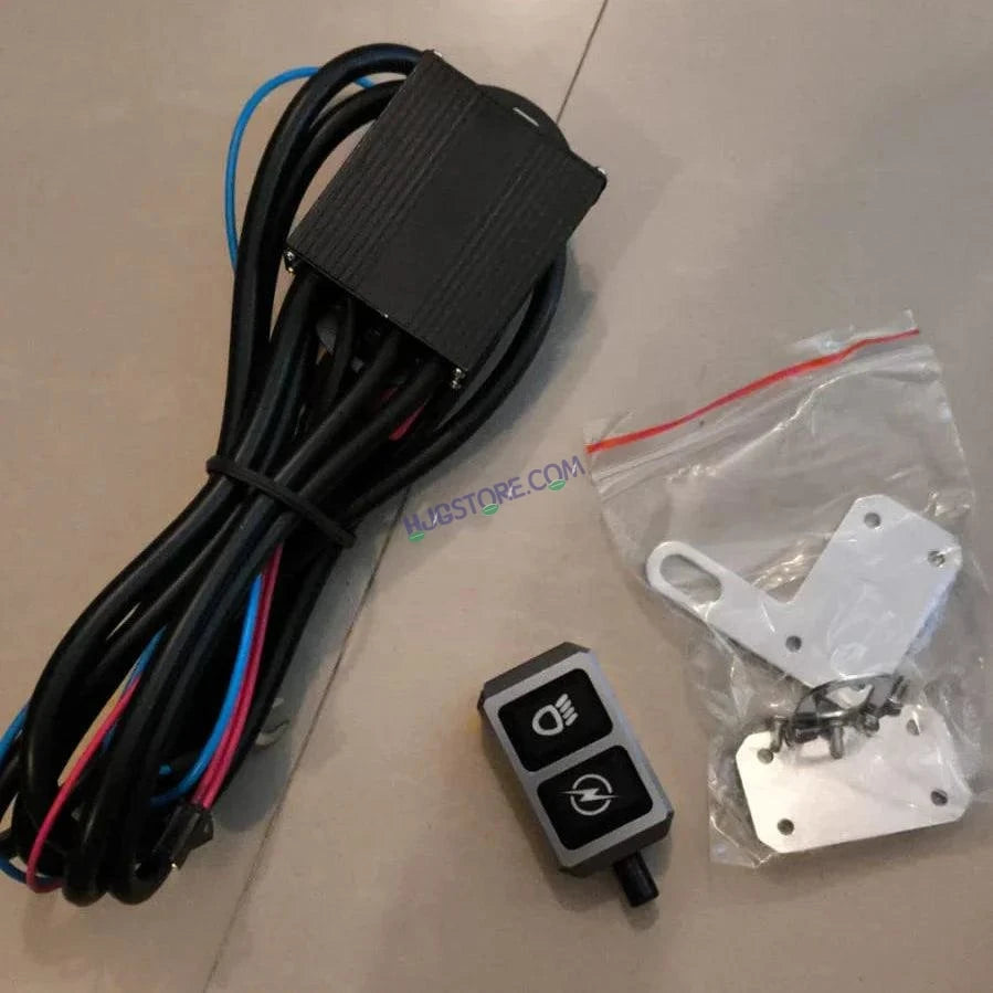 Remote Control Wiring Harness for LED Light Bar, 40A Fuse Remote On Off Switch Relay Wiring Harness for LED Work Lights Driving fog lights - HJGstore.com