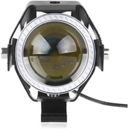 HJG Projector Angel Eyes LED Fog Light For Bike Universal For All Bike (Blue Angel Eyes, 1pc) - HJGstore.com