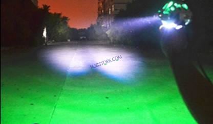 HJG Projector Angel Eyes LED Fog Light For Bike Universal For All Bike (Blue Angel Eyes, 1pc) - HJGstore.com